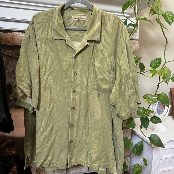 Tommy Bahama Mens Casual Silk Button Down Polo Shirts Sz XXL - Picture 9 of 10